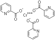 CAS # 14639-25-9, Chromium picolinate, Picolinic acid chromium(III) salt, 2-Pyridinecarboxylic acid chromium salt